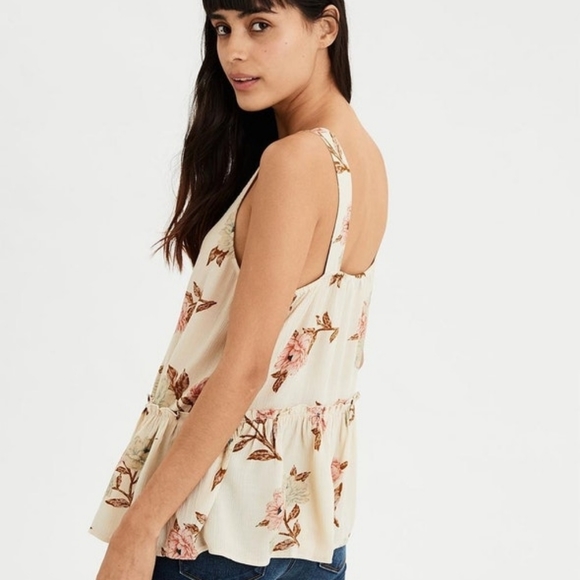 American Eagle Floral Sleeveless Boho Tunic sz.SP - Picture 4 of 11